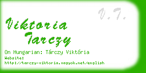 viktoria tarczy business card